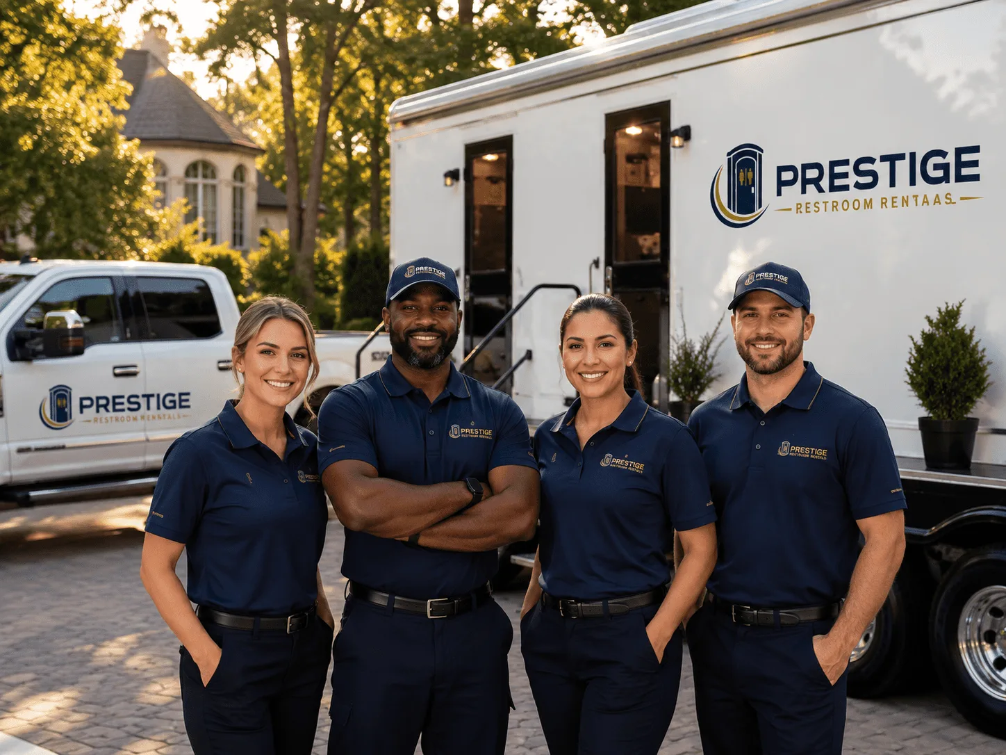 Trusted Luxury Portable Restrooms company in Roxie, MS